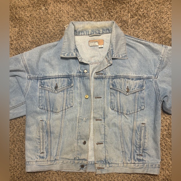 Vintage Wrangler Hero Light Blue Denim Jacket - Picture 1 of 7